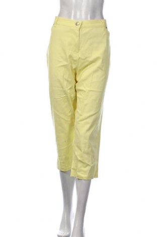 Дамски панталон W. Lane, Размер XXL, Цвят Жълт, 97% памук, 3% еластан, Цена 36,75 лв.