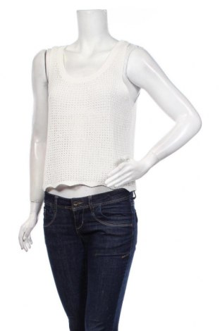 Γυναικείο πουλόβερ Mango, Μέγεθος L, Χρώμα Λευκό, 81% βαμβάκι, 19% πολυαμίδη, Τιμή 6,93 €