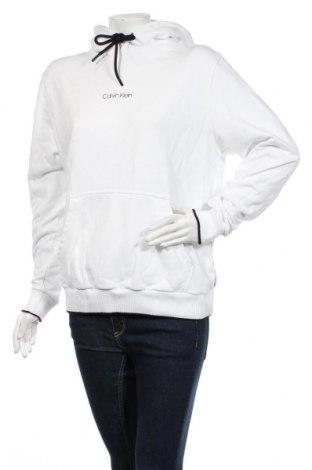Γυναικείο φούτερ Calvin Klein, Μέγεθος M, Χρώμα Λευκό, Βαμβάκι, Τιμή 46,99 €