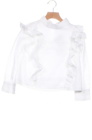 Детска блуза Zadig & Voltaire, Размер 4-5y/ 110-116 см, Цвят Бял, Памук, Цена 194,00 лв.