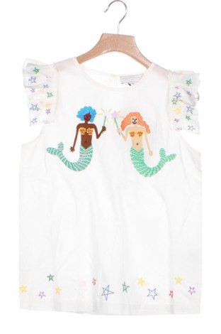Детска рокля Stella McCartney Kids, Размер 8-9y/ 134-140 см, Цвят Бял, Памук, Цена 144,00 лв.