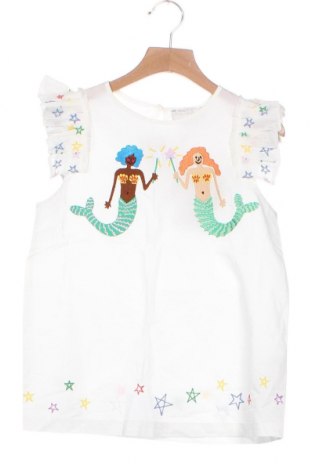 Детска рокля Stella McCartney Kids, Размер 10-11y/ 146-152 см, Цвят Бял, Памук, Цена 144,00 лв.