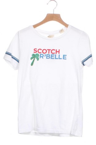 Детска тениска Scotch R'belle, Размер 11-12y/ 152-158 см, Цвят Бял, Памук, Цена 38,00 лв.