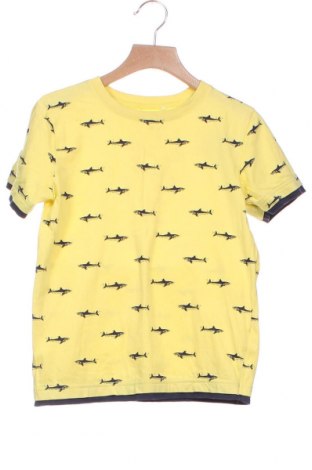 Детска тениска Topolino, Размер 6-7y/ 122-128 см, Цвят Жълт, Памук, Цена 18,00 лв.