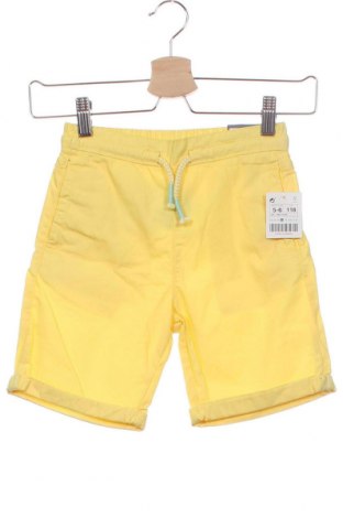 Παιδικό κοντό παντελόνι Lefties, Μέγεθος 5-6y/ 116-122 εκ., Χρώμα Κίτρινο, Βαμβάκι, Τιμή 9,28 €