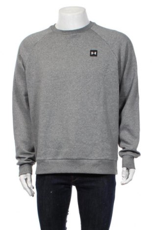 Herren Shirt Under Armour, Größe L, Farbe Grau, 80% Baumwolle, 20% Polyester, Preis 43,38 €