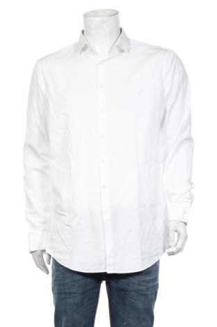 Мъжка риза Jake*s, Размер XL, Цвят Бял, Памук, Цена 34,20 лв.