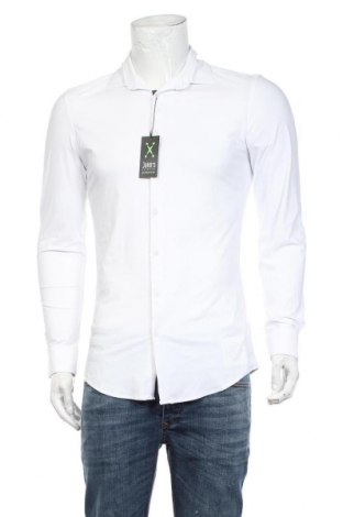 Мъжка риза Jake*s, Размер S, Цвят Бял, 75% полиамид, 25% еластан, Цена 45,82 лв.