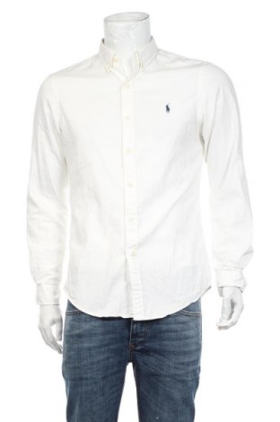 Herrenhemd Ralph Lauren, Größe M, Farbe Weiß, Baumwolle, Preis 84,11 €