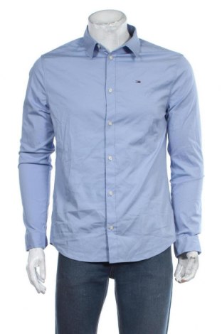 Мъжка риза Tommy Hilfiger, Размер L, Цвят Син, 97% памук, 3% еластан, Цена 134,25 лв.