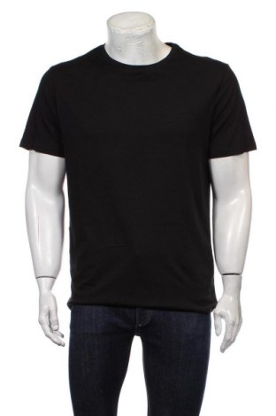 Мъжка тениска Pier One, Размер L, Цвят Черен, Памук, Цена 14,50 лв.