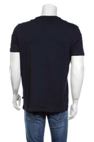 Мъжка тениска Pier One, Размер L, Цвят Син, Памук, Цена 19,84 лв.