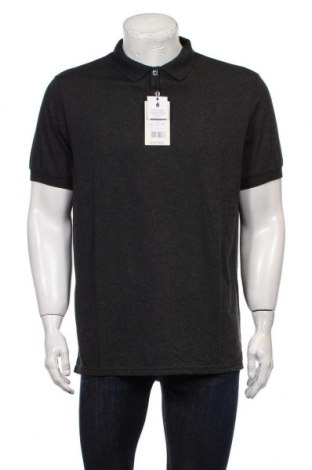 Мъжка тениска Pier One, Размер XXL, Цвят Сив, 60% памук, 40% полиестер, Цена 11,20 лв.