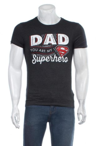 Herren T-Shirt Superman, Größe S, Farbe Grau, Preis 1,67 €