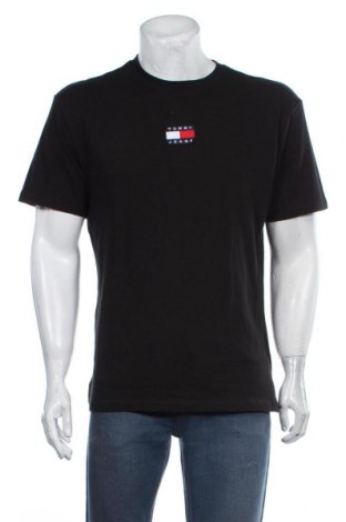 Мъжка тениска Tommy Hilfiger, Размер M, Цвят Черен, Памук, Цена 62,30 лв.