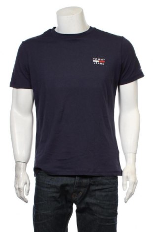 Мъжка тениска Tommy Hilfiger, Размер L, Цвят Син, Памук, Цена 55,30 лв.