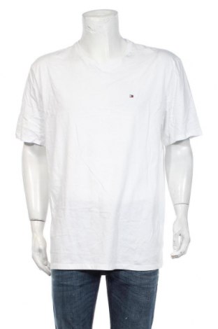 Pánské tričko  Tommy Hilfiger, Velikost XXL, Barva Bílá, Bavlna, Cena  510,00 Kč