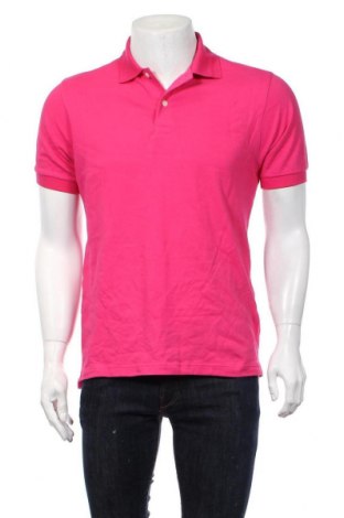 Мъжка тениска Uniqlo, Размер L, Цвят Розов, 80% памук, 20% полиестер, Цена 24,15 лв.