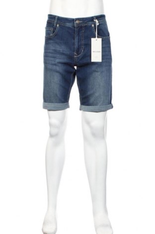Мъжки къс панталон Mac, Размер L, Цвят Син, 97% памук, 3% еластан, Цена 29,37 лв.