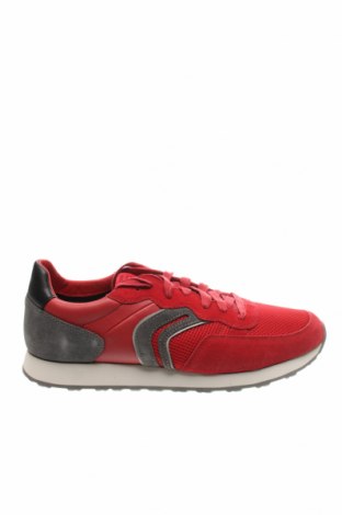 Мъжки обувки Geox, Размер 45, Цвят Червен, Естествен велур, текстил, Цена 139,30 лв.