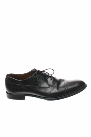Мъжки обувки Zara Man, Размер 44, Цвят Черен, Естествена кожа, Цена 58,00 лв.