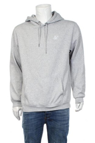 Herren Sweatshirt SikSilk, Größe XL, Farbe Grau, 50% Baumwolle, 50% Polyester, Preis 42,77 €