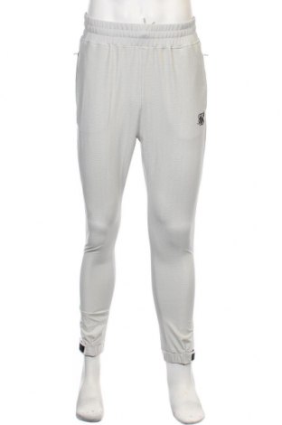 Herren Sporthose SikSilk, Größe L, Farbe Grau, 95% Polyester, 5% Elastan, Preis 34,61 €