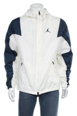 Ανδρικό αθλητικό μπουφάν Air Jordan Nike, Μέγεθος L, Χρώμα Λευκό, Πολυαμίδη, Τιμή 82,63 €
