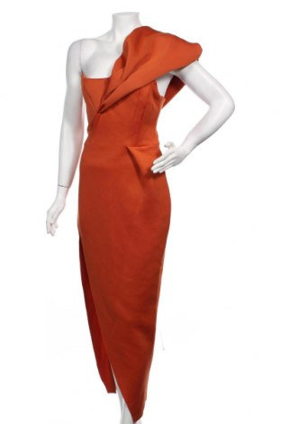 Šaty  ASOS, Velikost M, Barva Oranžová, 95% polyester, 5% elastan, Cena  449,00 Kč