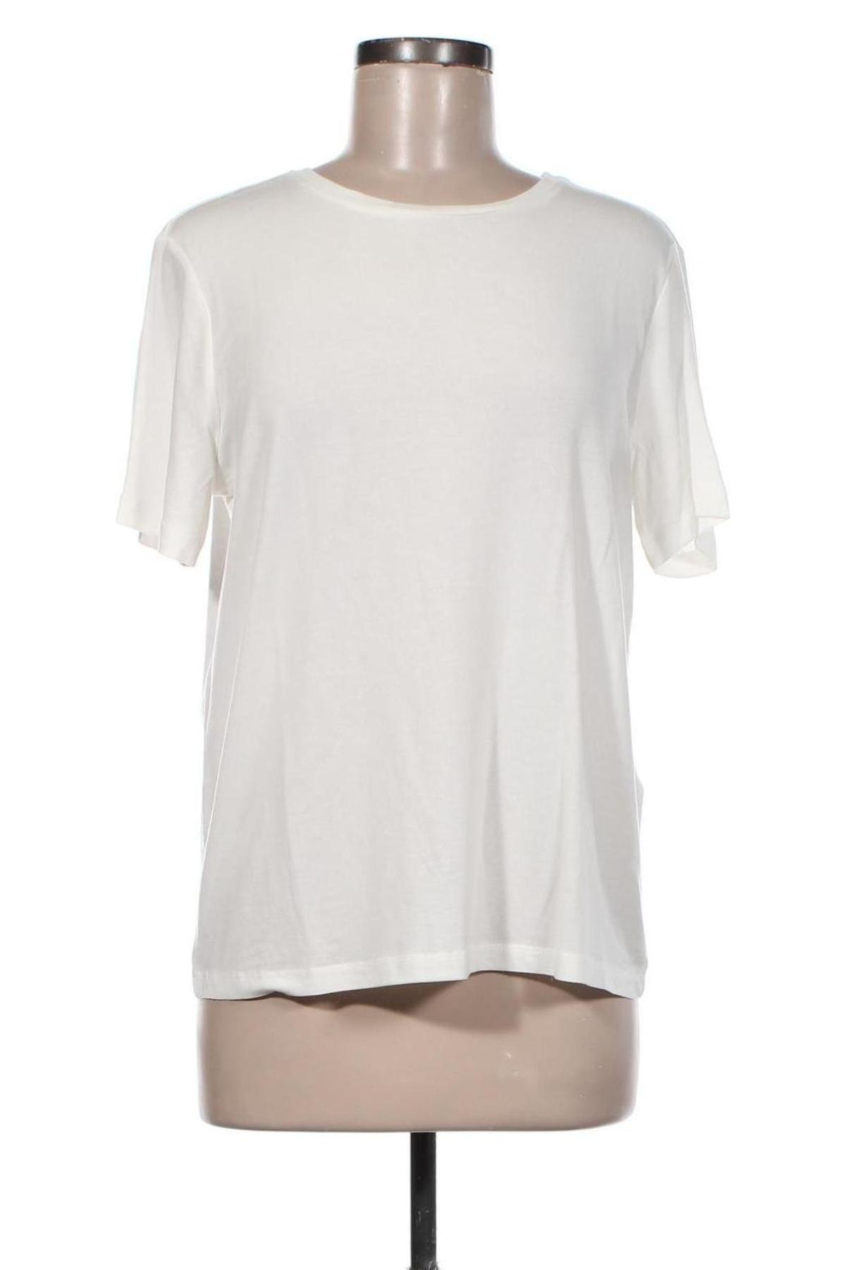 Γυναικείο t-shirt Aware by Vero Moda, Μέγεθος M, Χρώμα Εκρού, 95% lyocell, 5% ελαστάνη, Τιμή 7,24 €