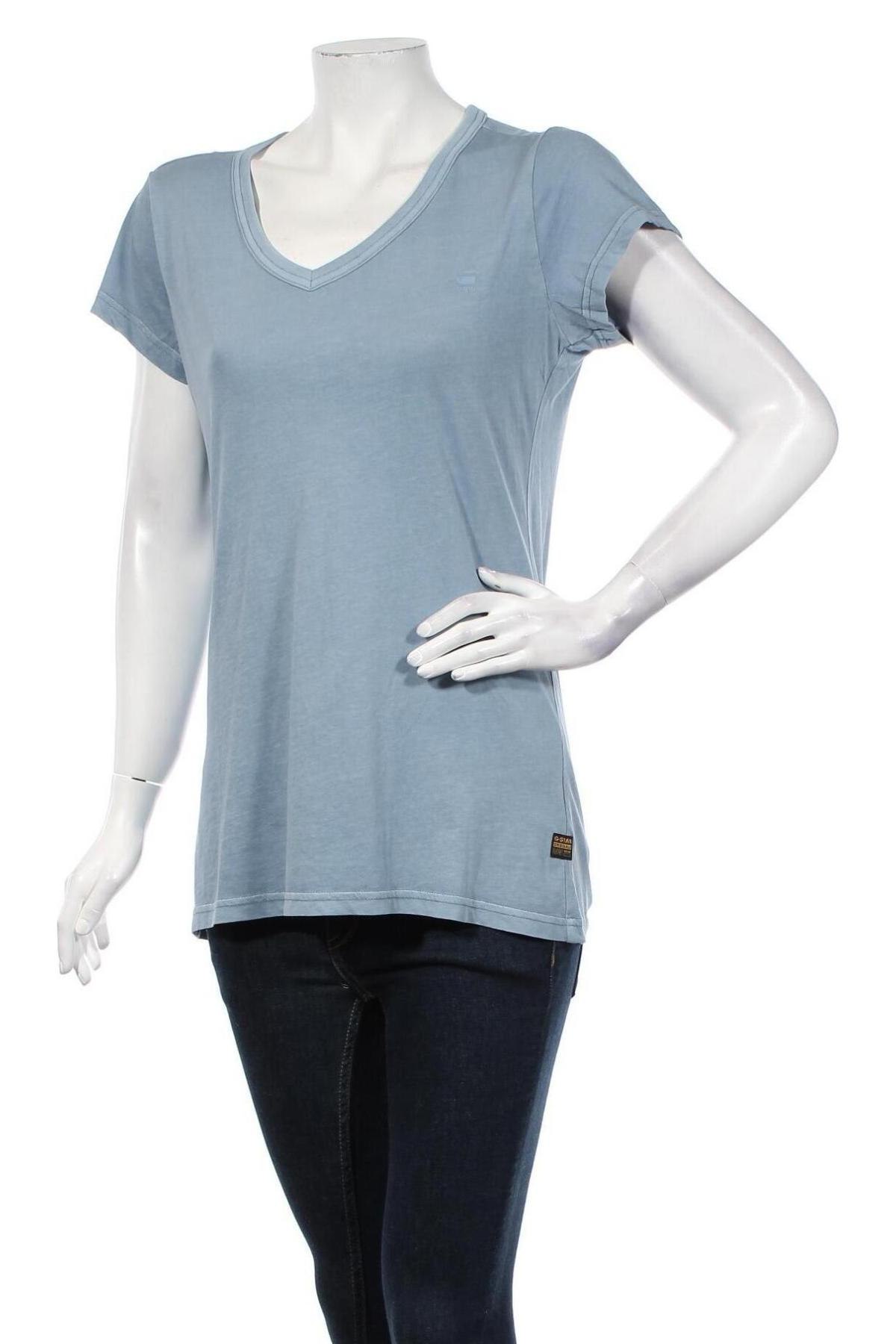Γυναικείο t-shirt G-Star Raw, Μέγεθος L, Χρώμα Μπλέ, Τιμή 16,29 €