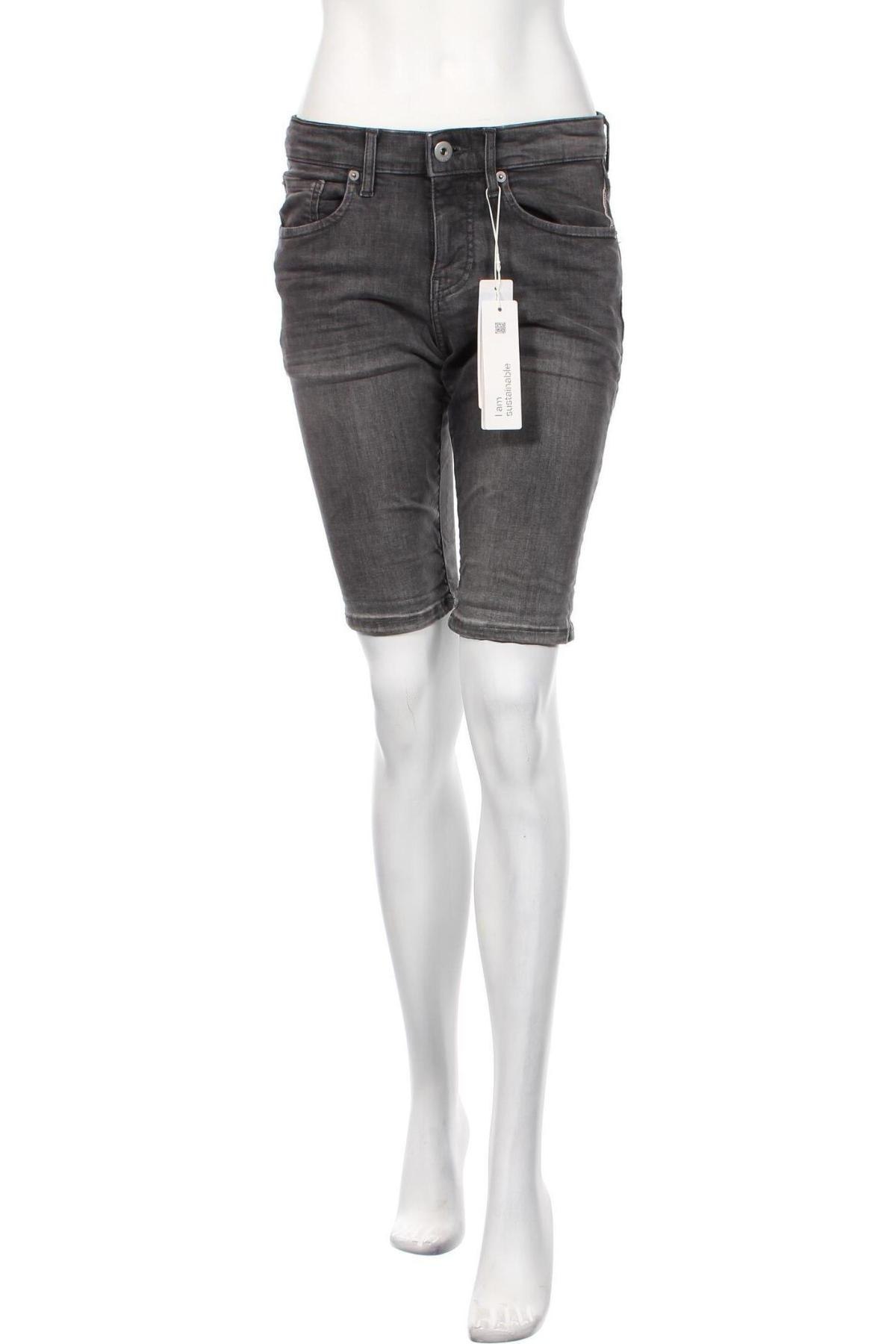Γυναικείο κοντό παντελόνι Edc By Esprit, Μέγεθος M, Χρώμα Γκρί, 90% βαμβάκι, 10% ελαστάνη, Τιμή 13,76 €