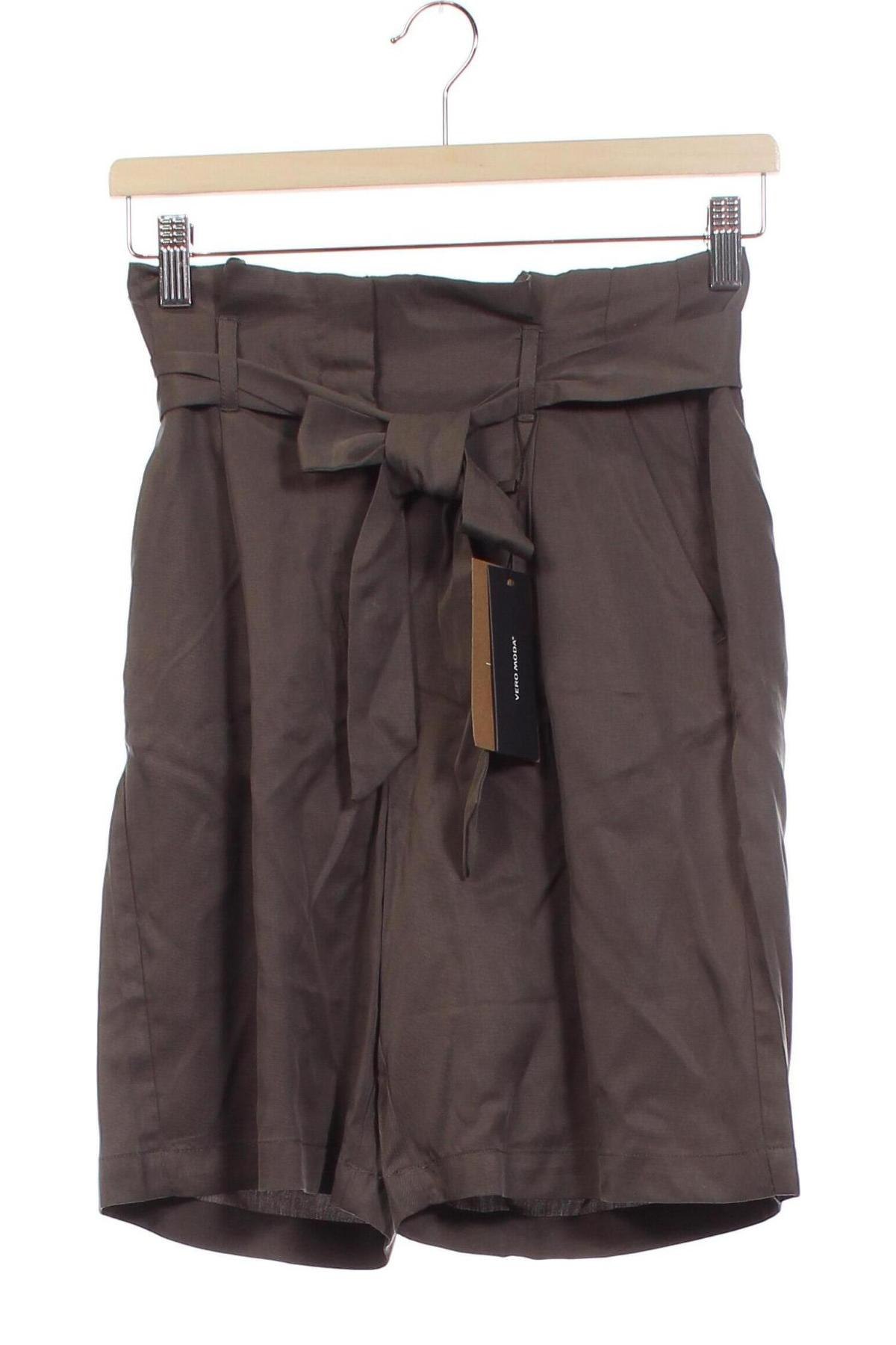 Γυναικείο κοντό παντελόνι Vero Moda, Μέγεθος XS, Χρώμα Γκρί, Lyocell, Τιμή 9,12 €