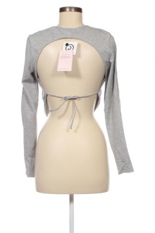 Дамска блуза Monki, Размер L, Цвят Сив, Цена 4,42 лв.