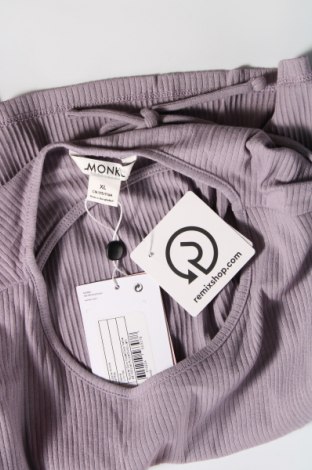 Γυναικεία μπλούζα Monki, Μέγεθος XL, Χρώμα Βιολετί, Τιμή 2,28 €
