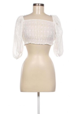 Дамска блуза Pull&Bear, Размер S, Цвят Бял, Цена 7,22 лв.