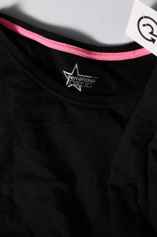 Γυναικεία μπλούζα Terranova, Μέγεθος S, Χρώμα Μαύρο, Τιμή 5,12 €