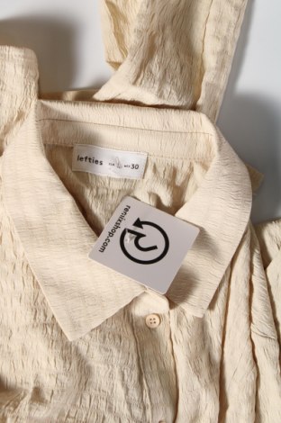 Γυναικείο πουκάμισο Lefties, Μέγεθος L, Χρώμα Εκρού, Τιμή 20,62 €