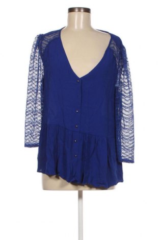 Γυναικείο πουκάμισο Naf Naf, Μέγεθος XL, Χρώμα Μπλέ, Τιμή 3,71 €