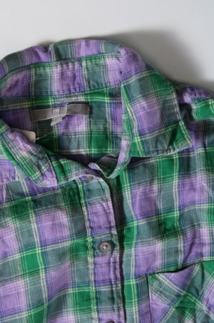 Γυναικείο πουκάμισο Uniqlo, Μέγεθος XS, Χρώμα Πολύχρωμο, Τιμή 1,93 €