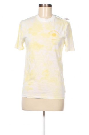 Γυναικείο t-shirt Gina Tricot, Μέγεθος XS, Χρώμα Κίτρινο, Τιμή 7,52 €