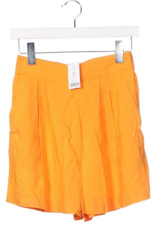 Γυναικείο κοντό παντελόνι Gina Tricot, Μέγεθος XS, Χρώμα Πορτοκαλί, Τιμή 4,33 €