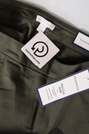 Дамски панталон Charter Club, Размер S, Цвят Зелен, Цена 11,31 лв.