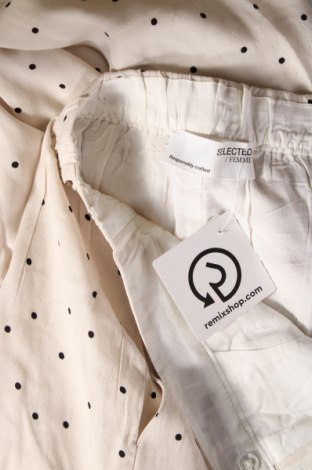 Дамски панталон Selected Femme, Размер M, Цвят Екрю, Цена 109,00 лв.