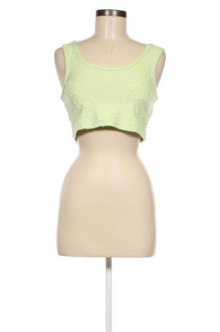 Γυναικείο αμάνικο μπλουζάκι Jennyfer, Μέγεθος M, Χρώμα Πράσινο, Τιμή 2,81 €