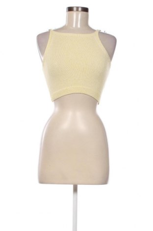 Γυναικείο αμάνικο μπλουζάκι Lefties, Μέγεθος XS, Χρώμα Κίτρινο, Τιμή 4,54 €