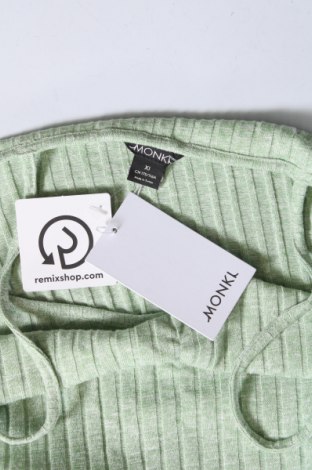 Γυναικείο αμάνικο μπλουζάκι Monki, Μέγεθος XL, Χρώμα Πράσινο, Τιμή 3,52 €