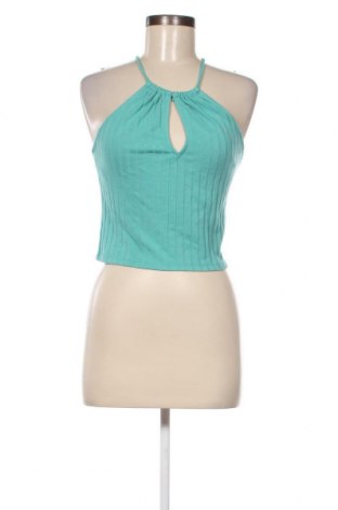Γυναικείο αμάνικο μπλουζάκι Pull&Bear, Μέγεθος XL, Χρώμα Πράσινο, Τιμή 3,46 €