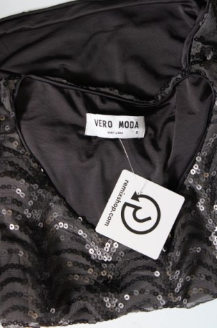 Γυναικείο αμάνικο μπλουζάκι Vero Moda, Μέγεθος S, Χρώμα Γκρί, Τιμή 6,19 €