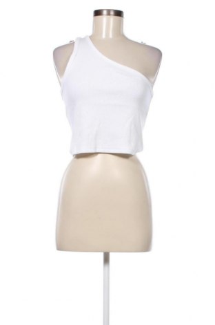 Γυναικείο αμάνικο μπλουζάκι Weekday, Μέγεθος L, Χρώμα Λευκό, Τιμή 10,82 €